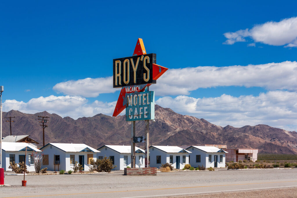 Roy’s Motel & Café in Amboy, California
