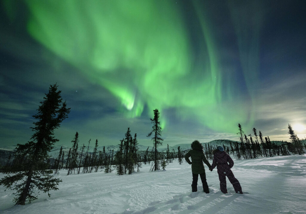 Northern lights near Fairbanks, Alaska.
Credit: Travel Alaska, Chris McLennan
