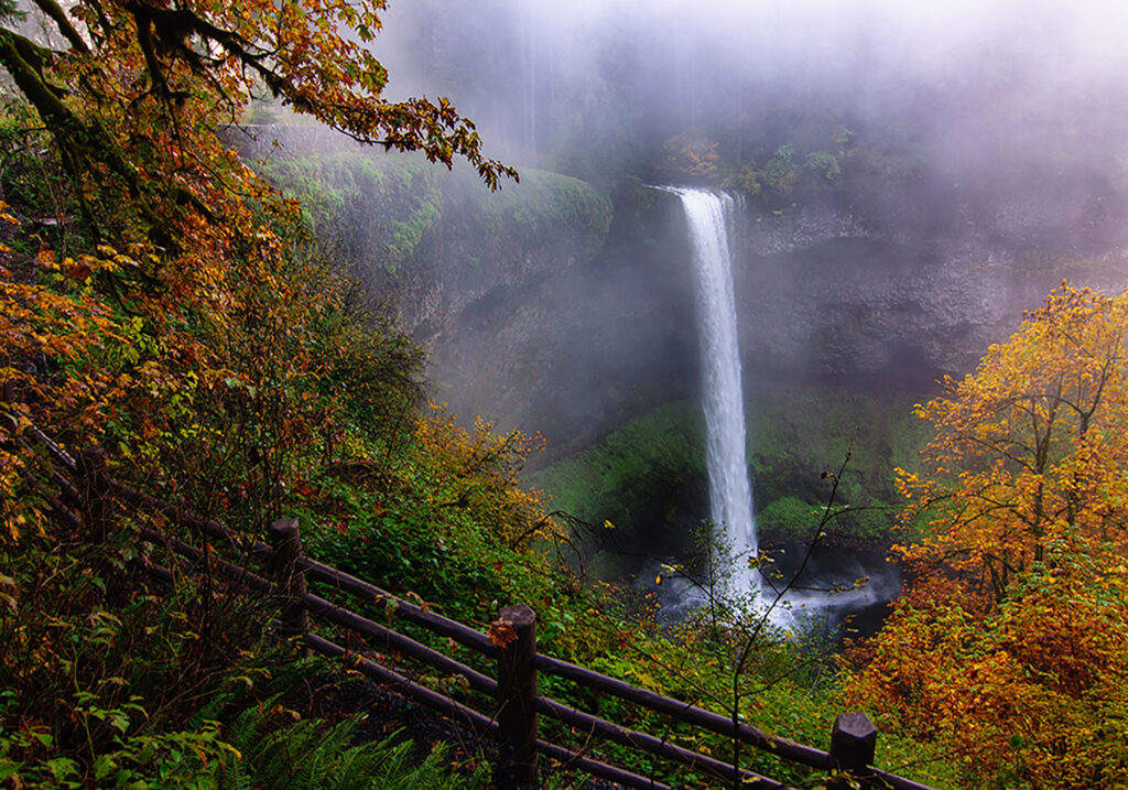 Silver Falls State Park in, Oregon