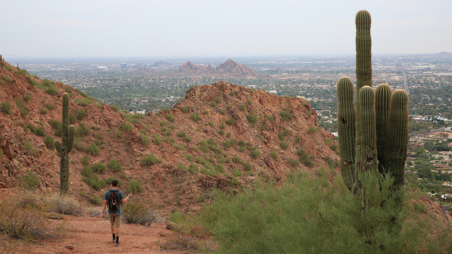 Randonnée sur le mont Camelback en Phoenix, Arizona