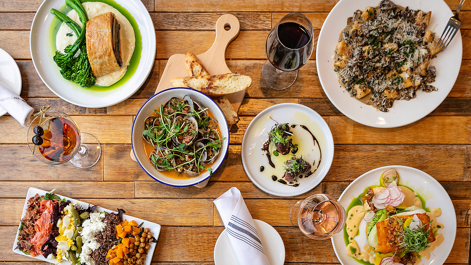 Menu items at Crush Bistro in Anchorage, Alaska; Visit Anchorage/Wayde Carroll