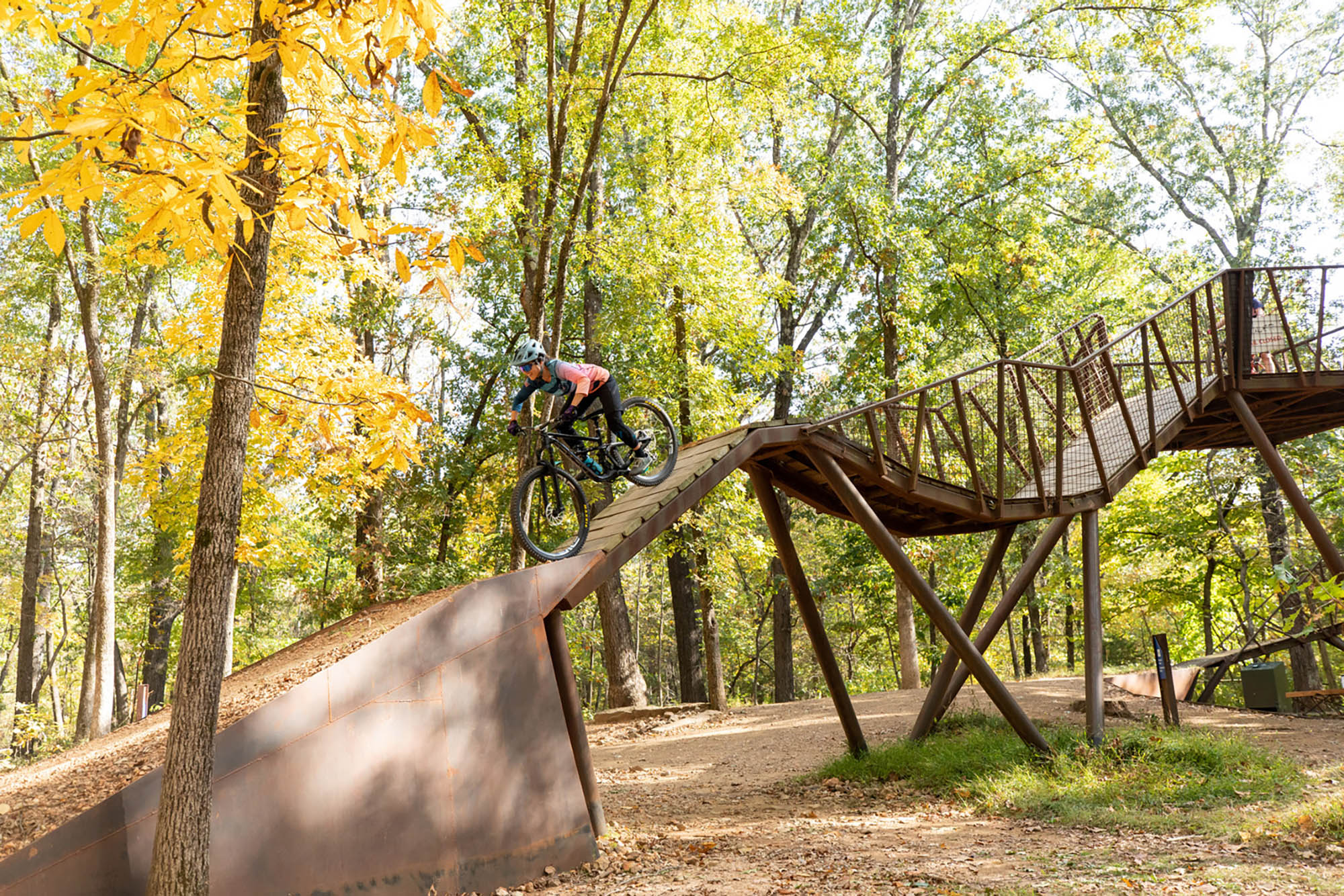 Riserva per mountain bike di Coler a Bentonville, Arkansas
