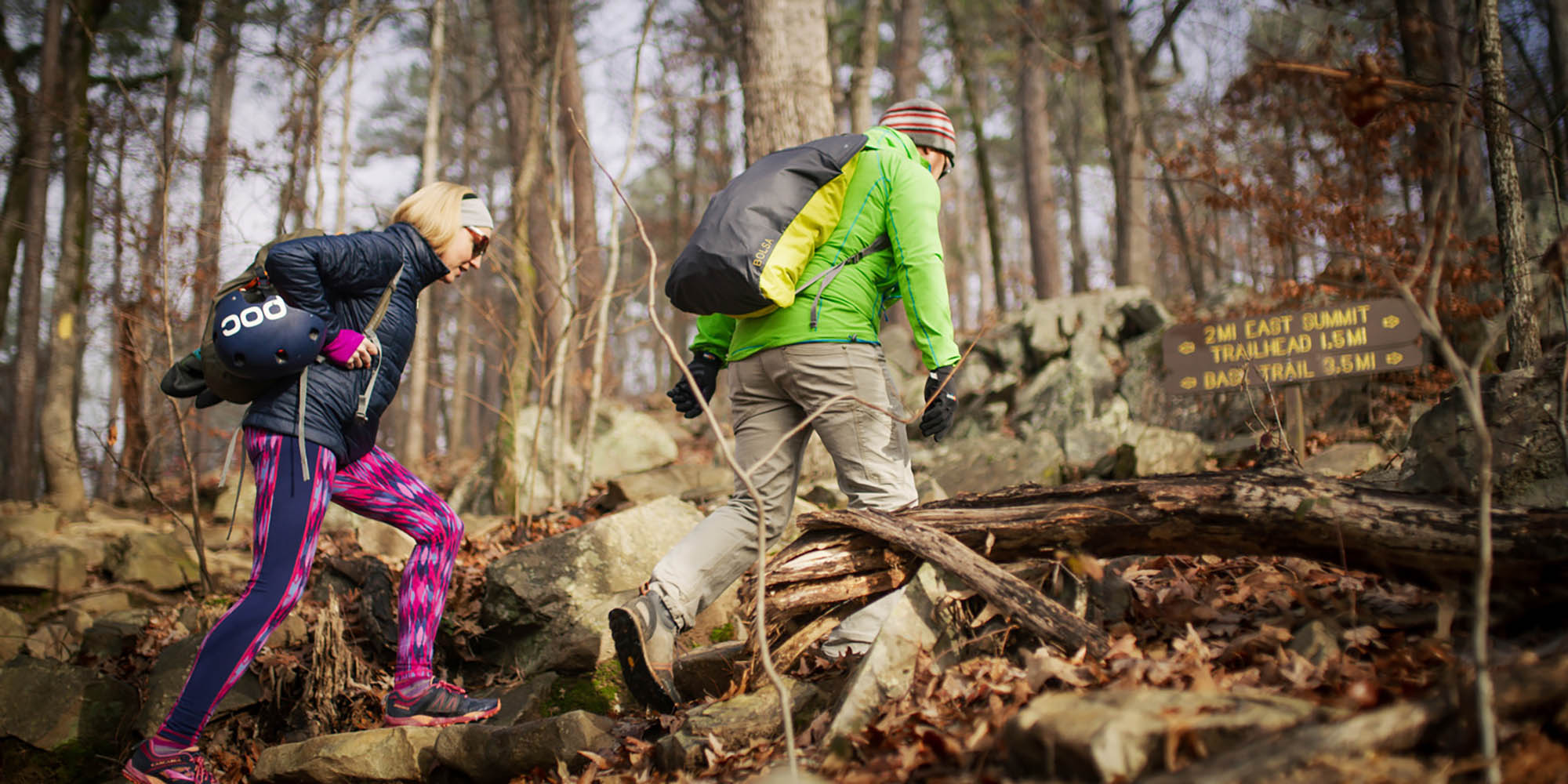 Escursione sul monte Pinnacle vicino a Little Rock, Arkansas