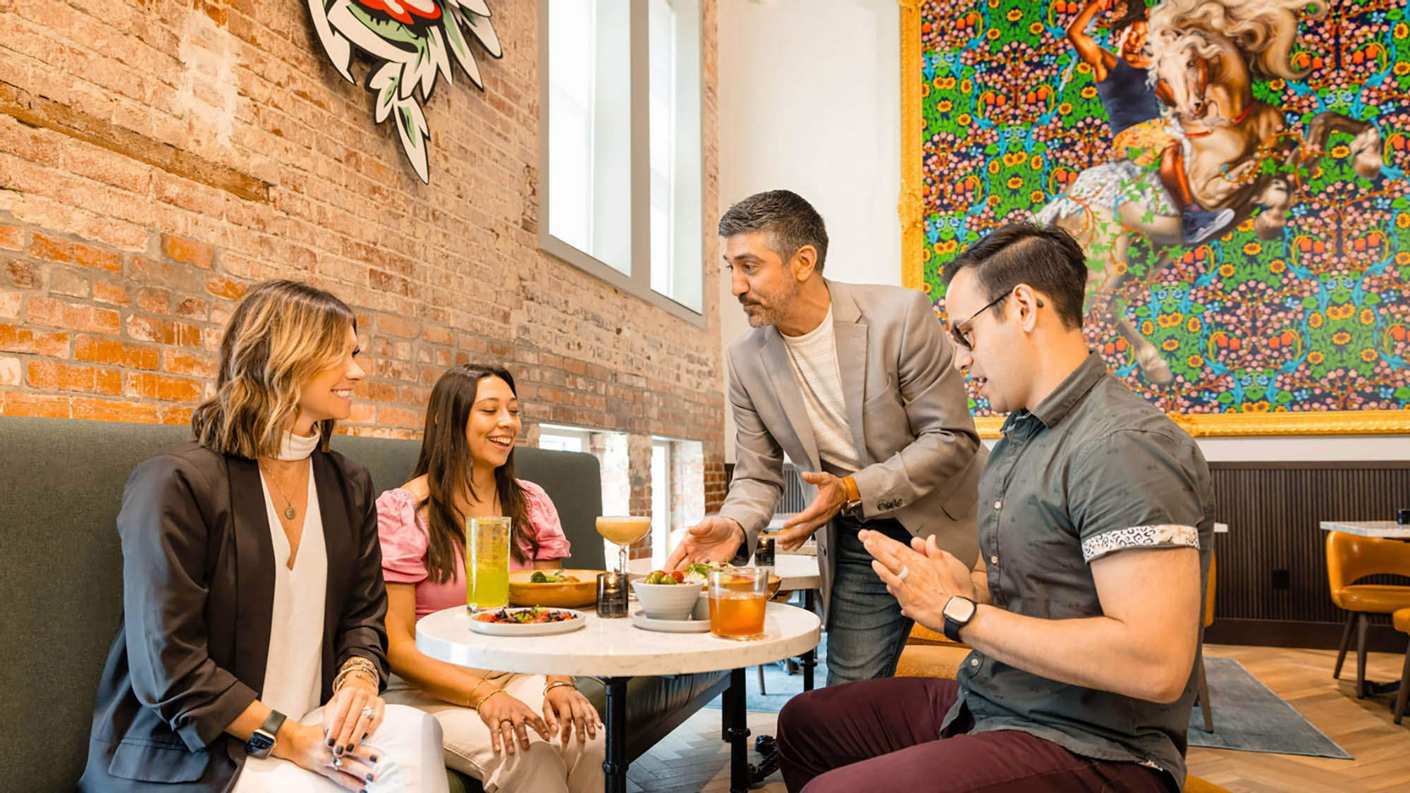 Dining at Lady Slipper in Bentonville, Arkansas