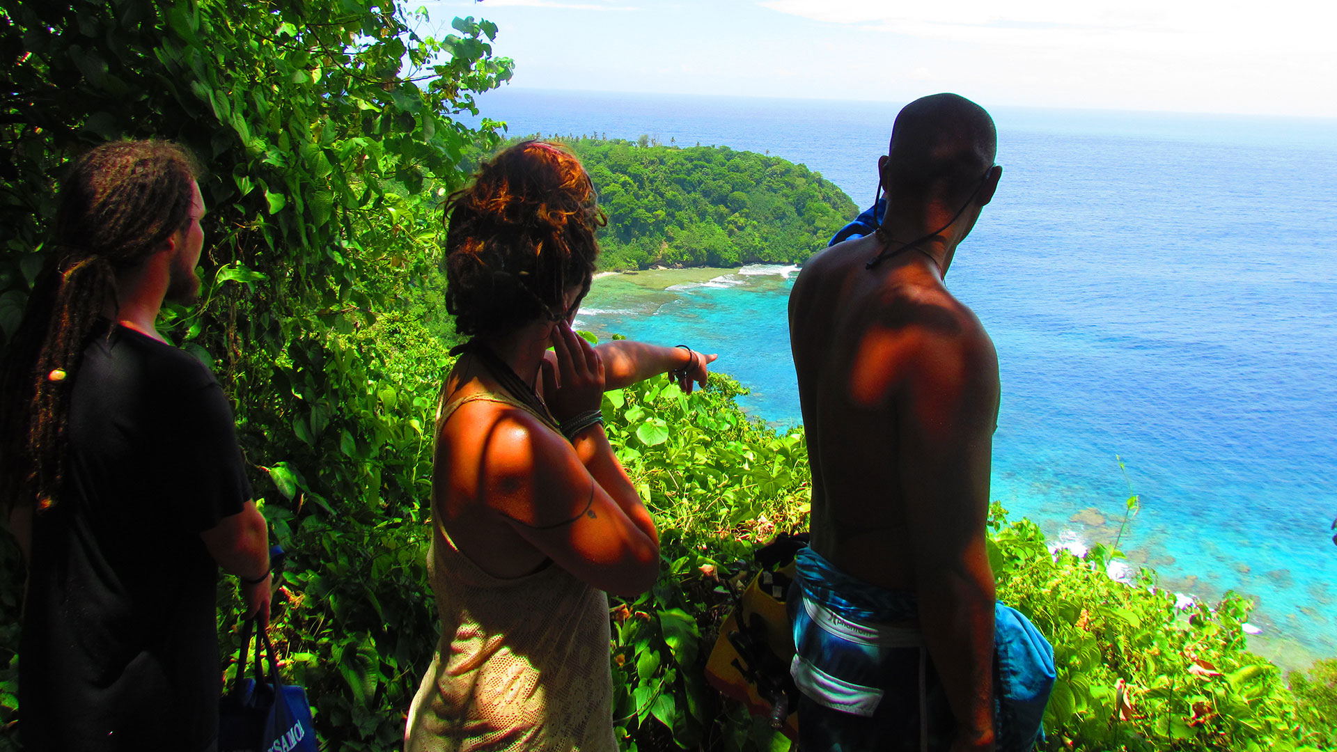 Fagatele Bay at the National Marine Sanctuary of American Samoa