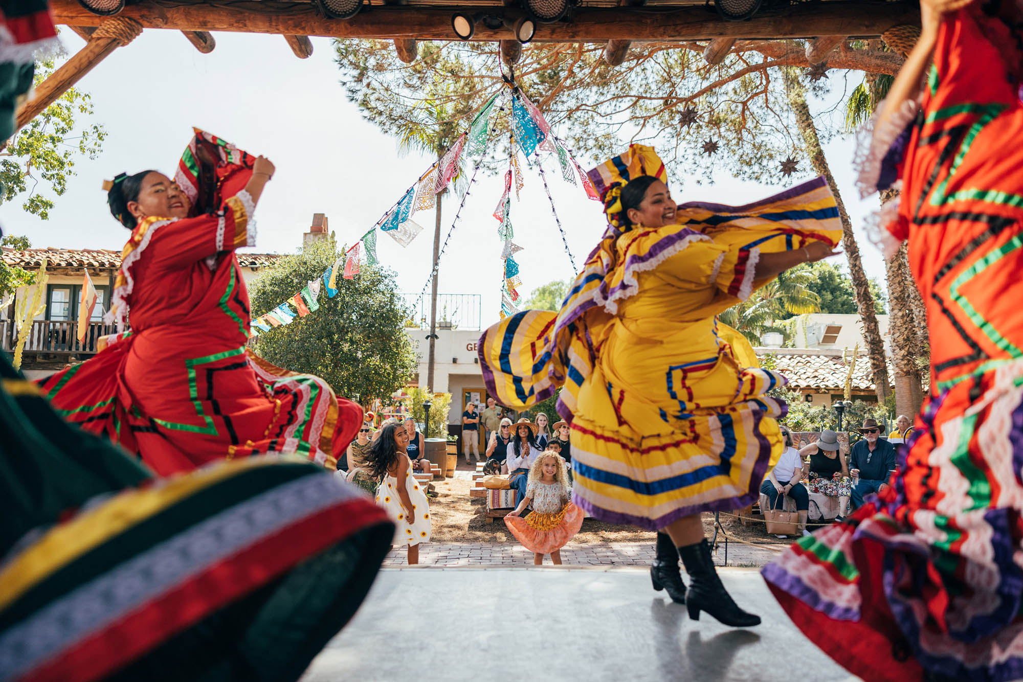 Dancers at the Cinco De Mayo Festival in Old Town San Diego, California; Credit: Alison Vagnini
