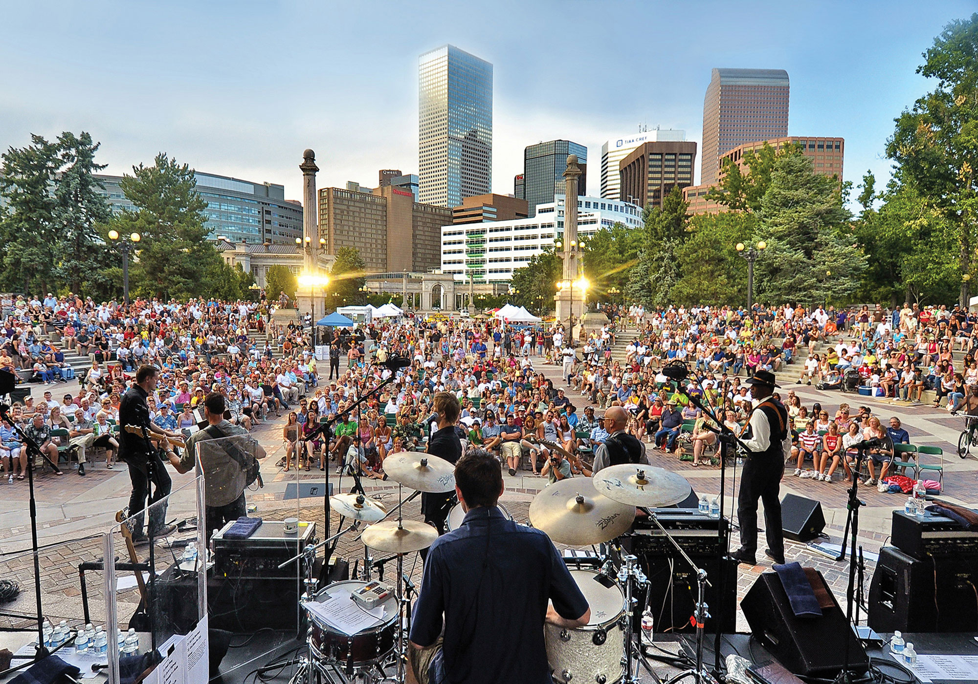 Concert at Civic Center Park in Denver, Colorado