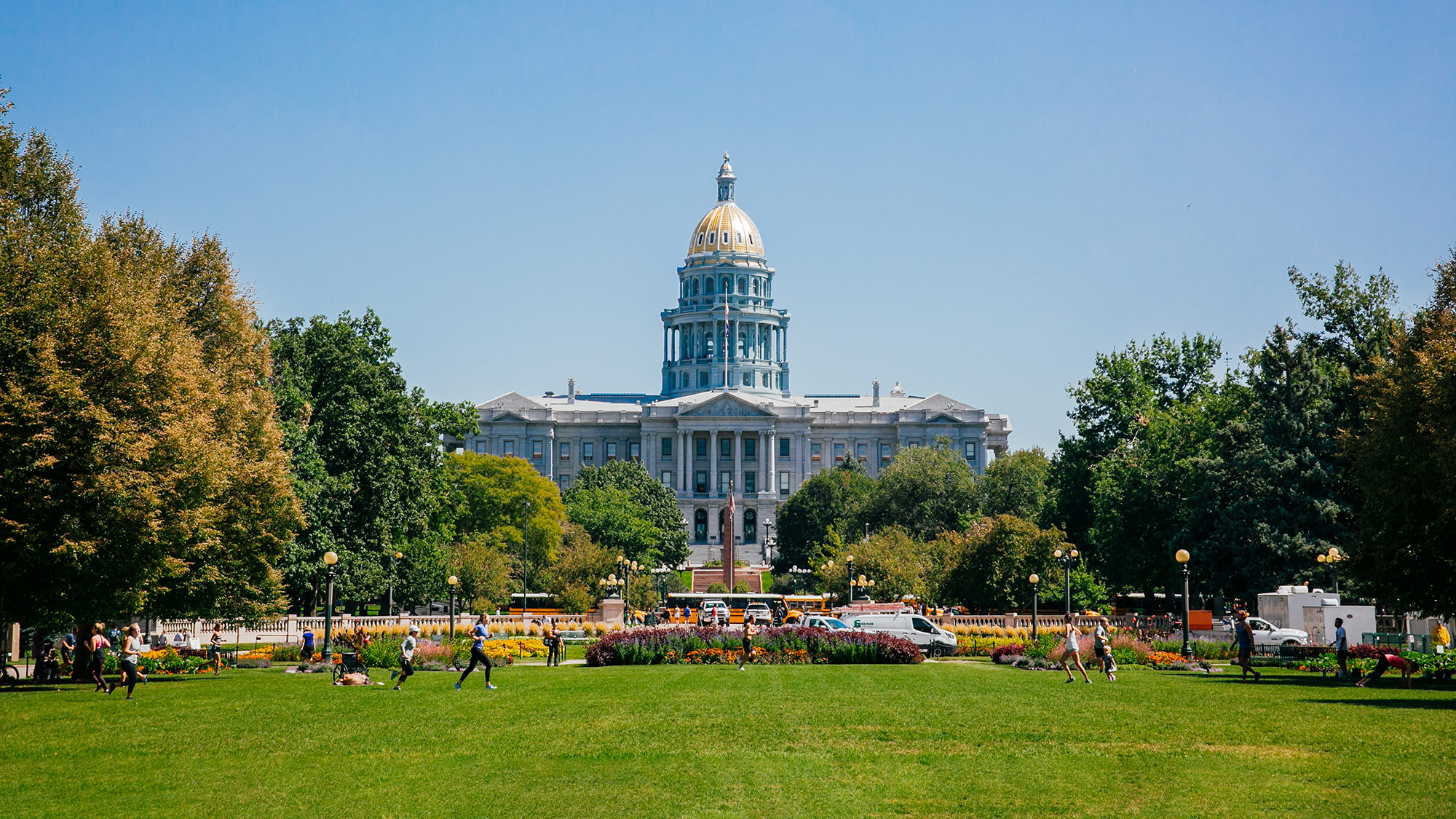 The Colorado State Capitol in Denver, Colorado