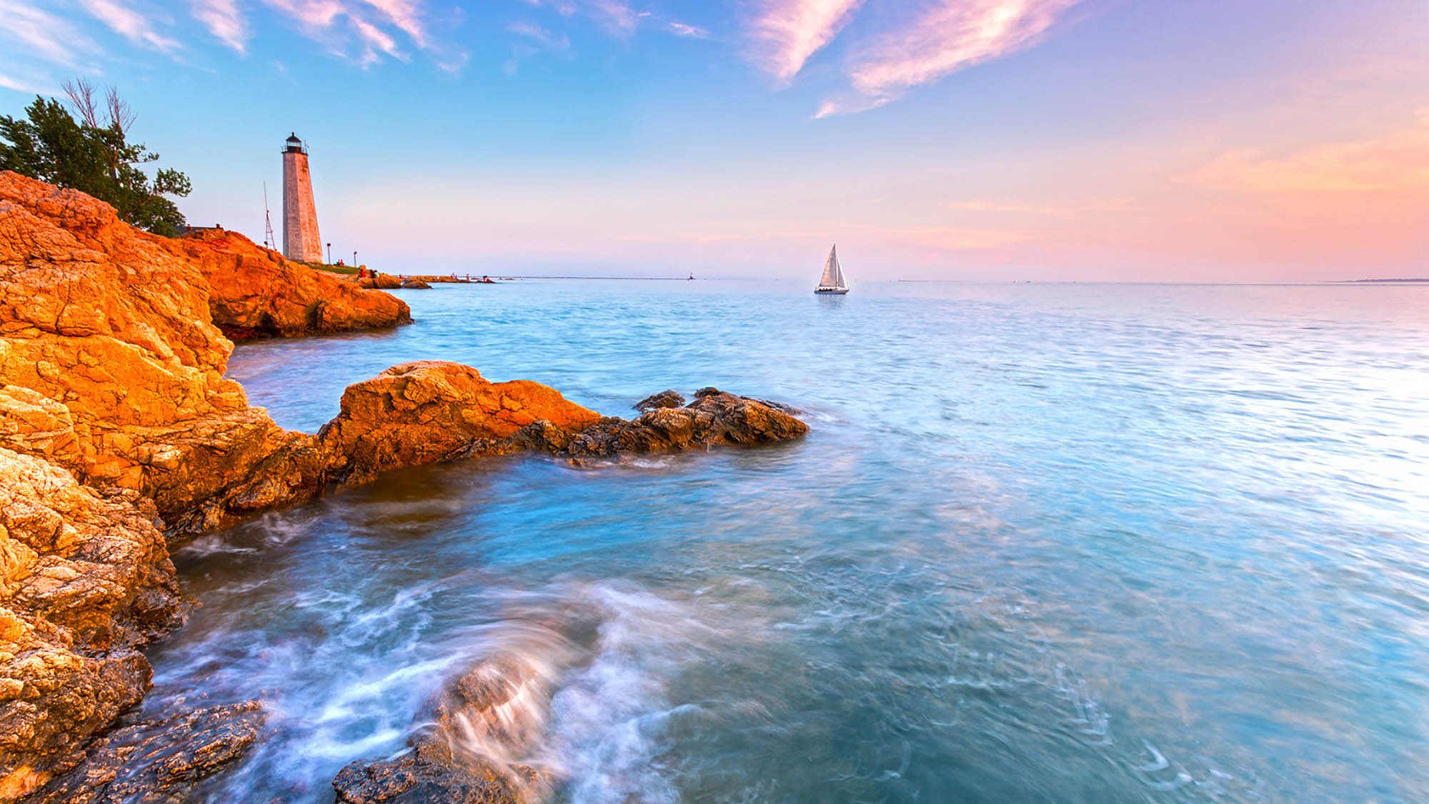 Lighthouse Point Park en New Haven, Connecticut