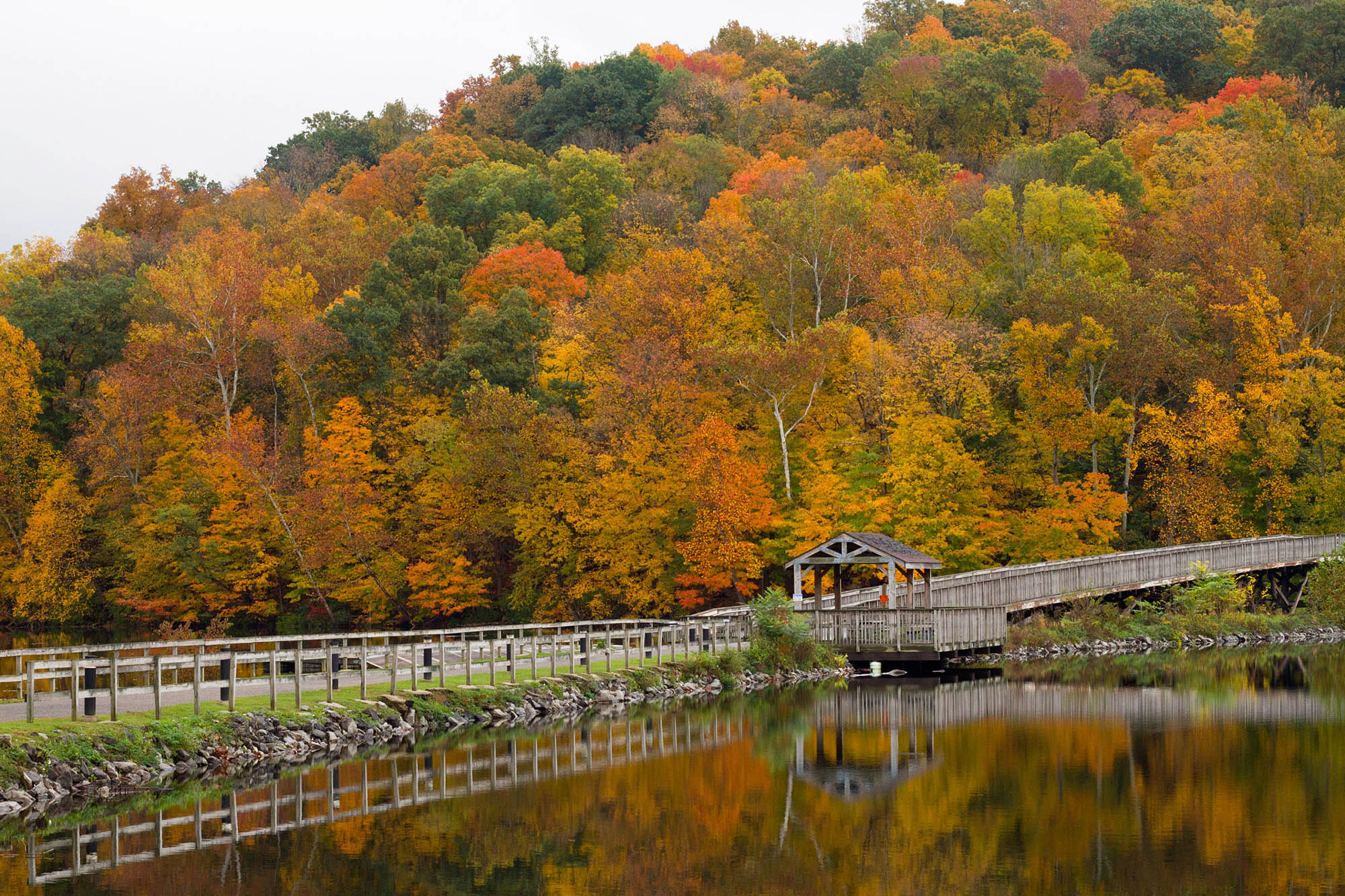 Cheat Lake Park in Morgantown, West Virginia
