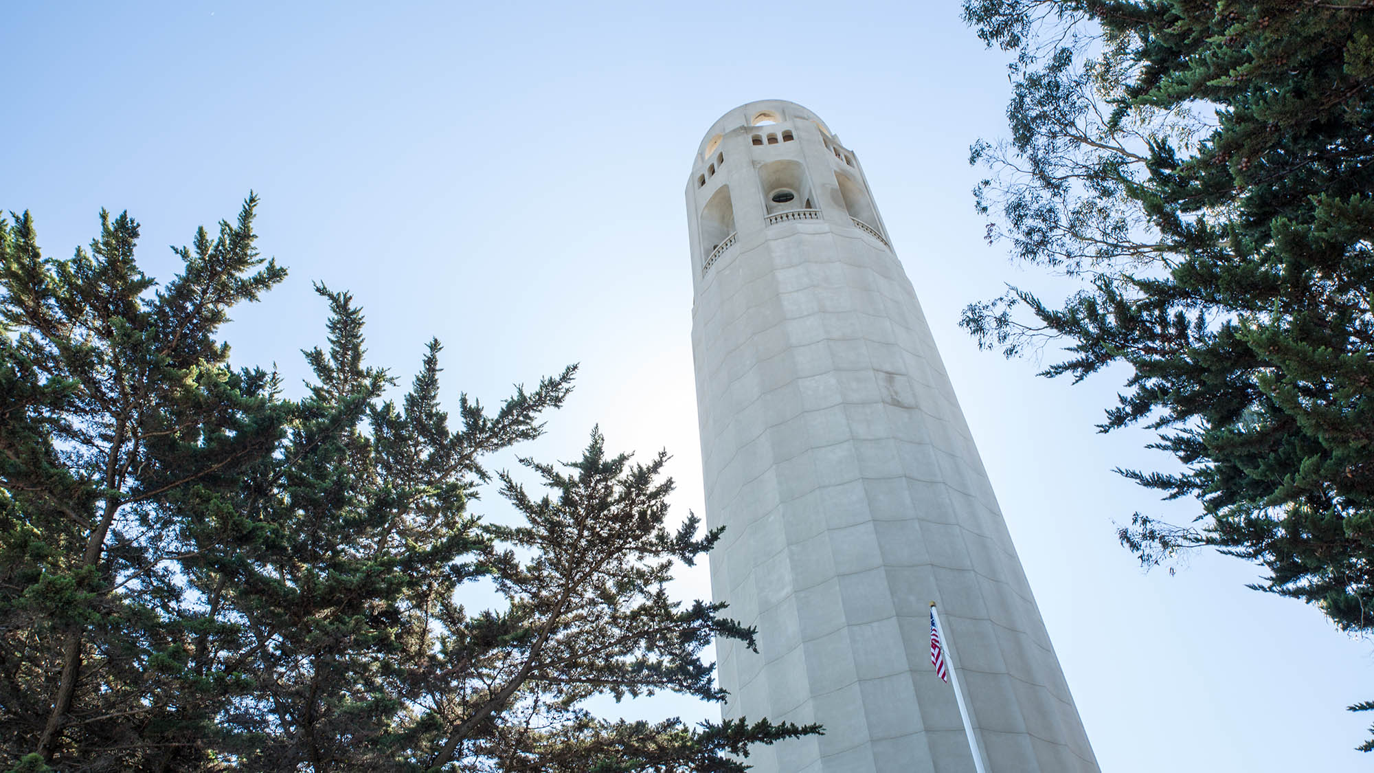 The Art Deco Coit Tower in San Francisco, California
