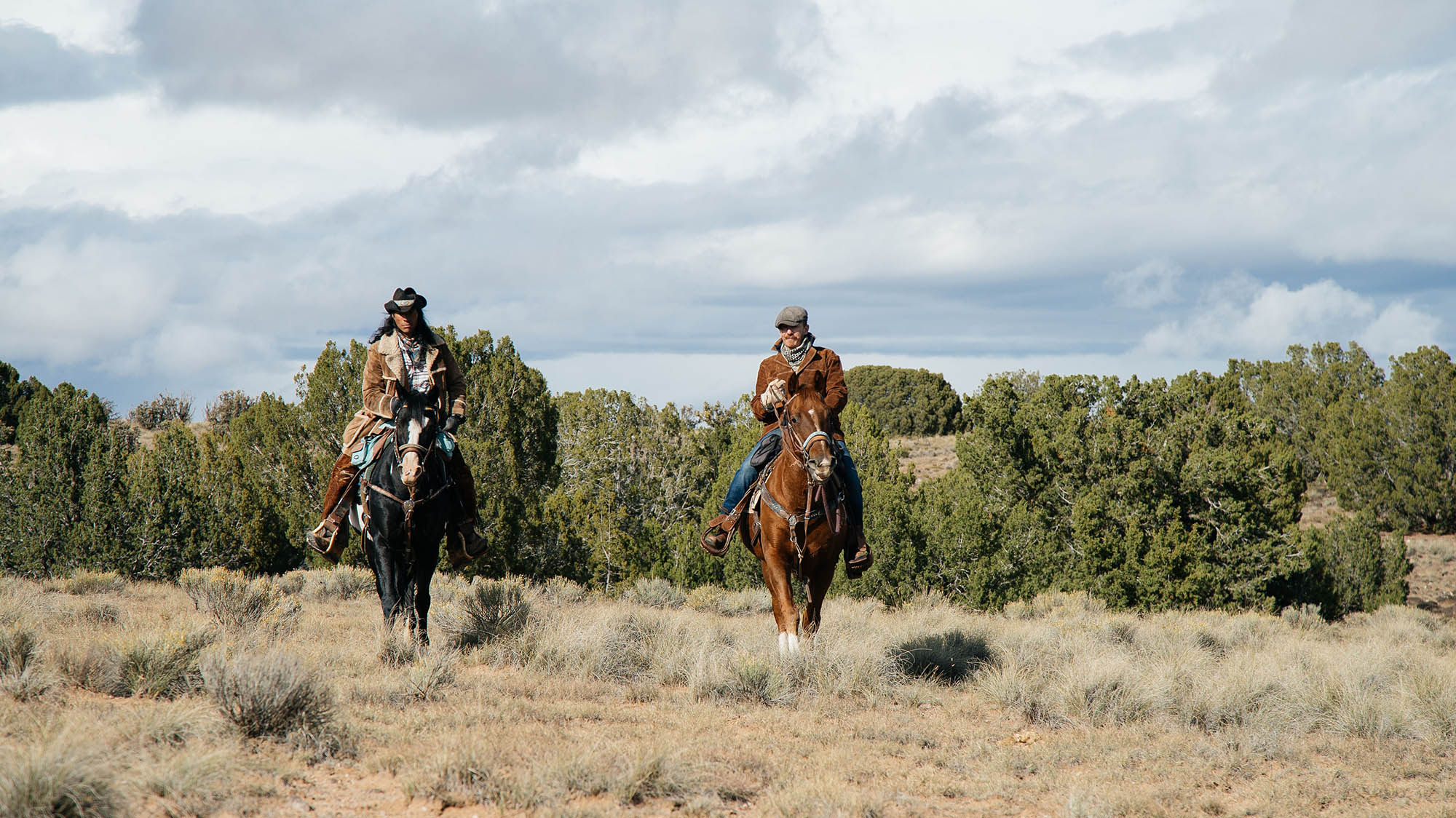 멕시코 샌타페이 근처에서 승마하기