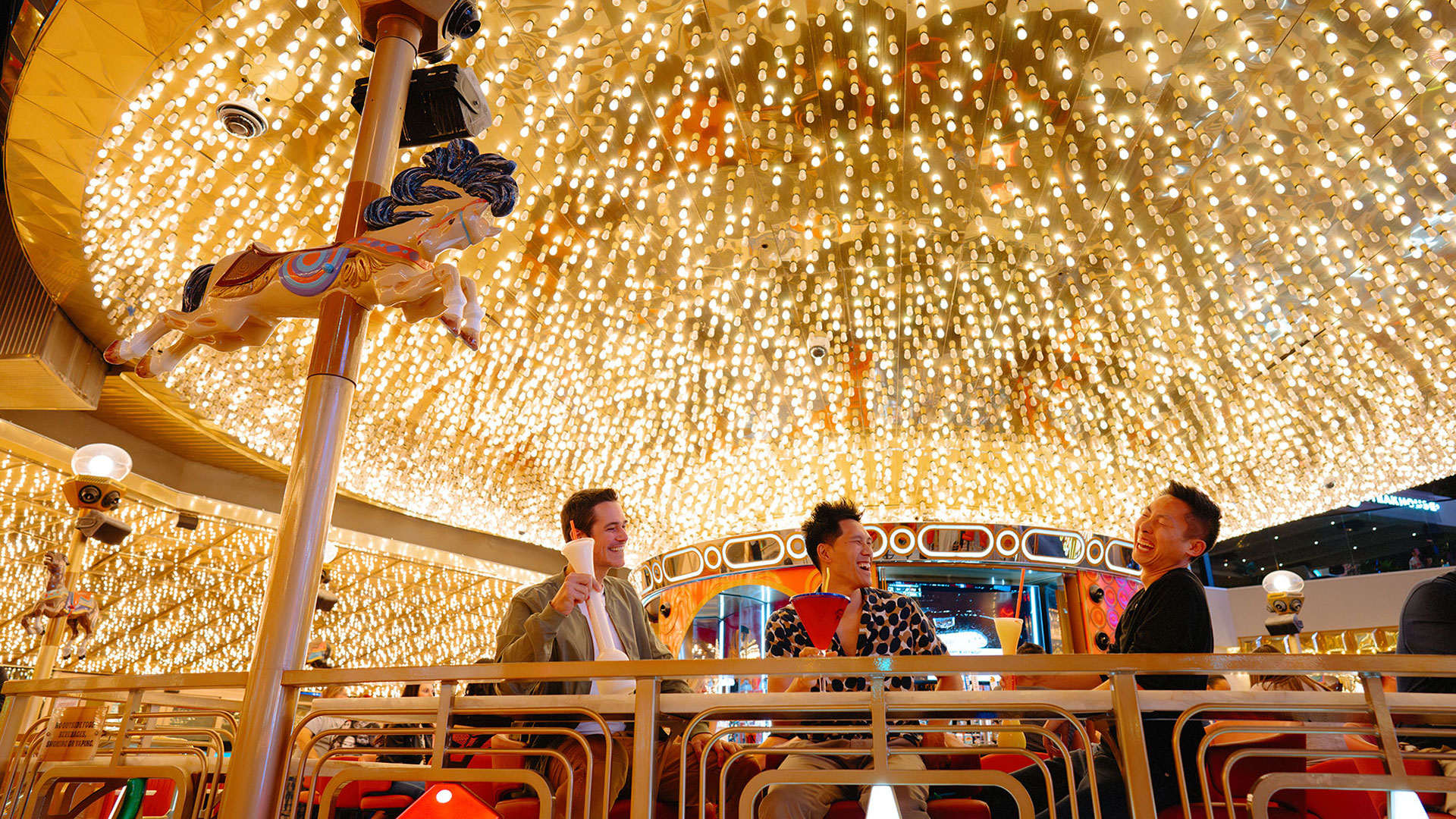 Enjoying a fun night in Las Vegas, Nevada