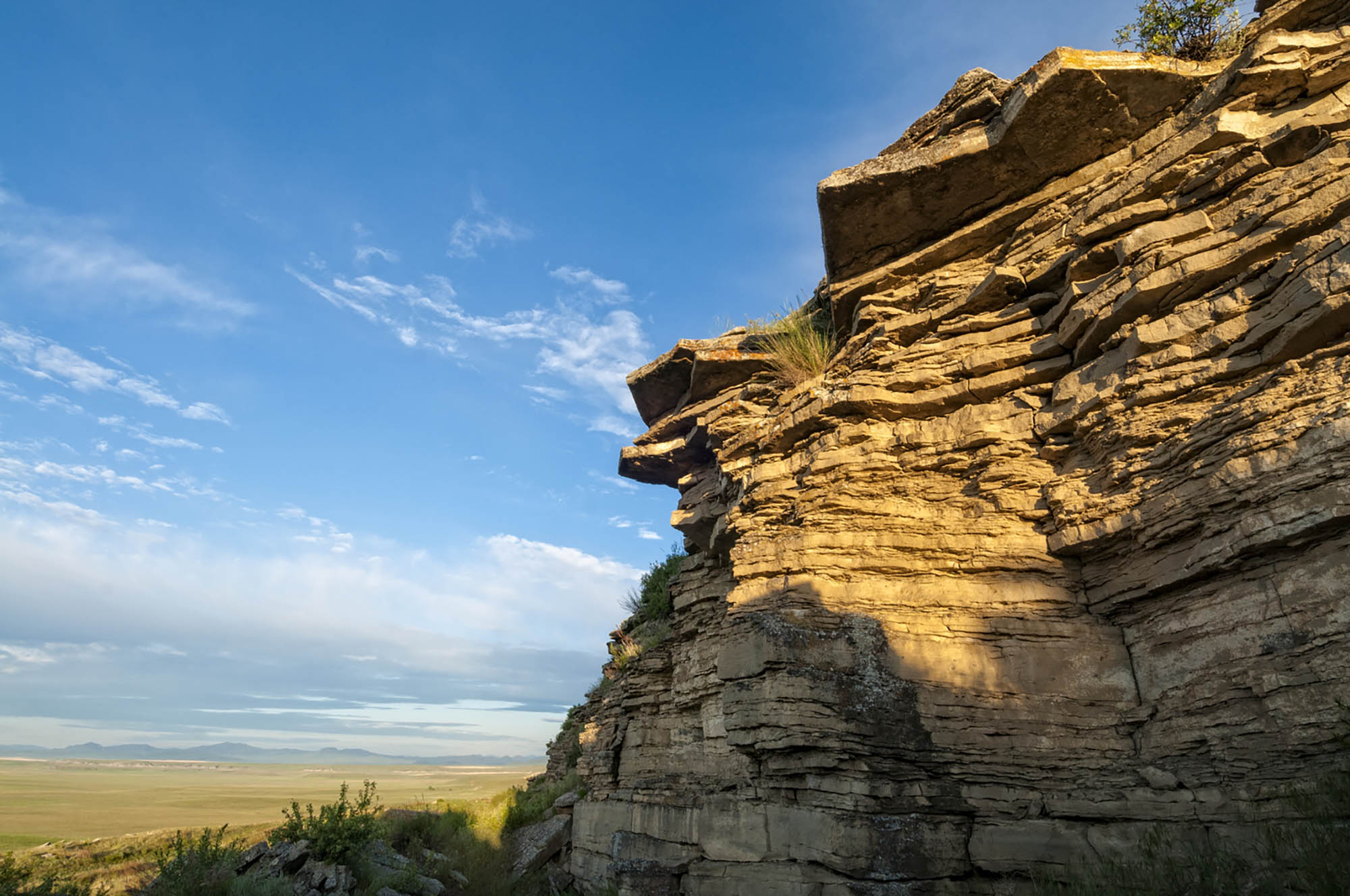 First Peoples Buffalo Jump State Park in Ulm, Montana