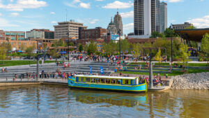 Centre-ville Fort Wayne, dans Indiana