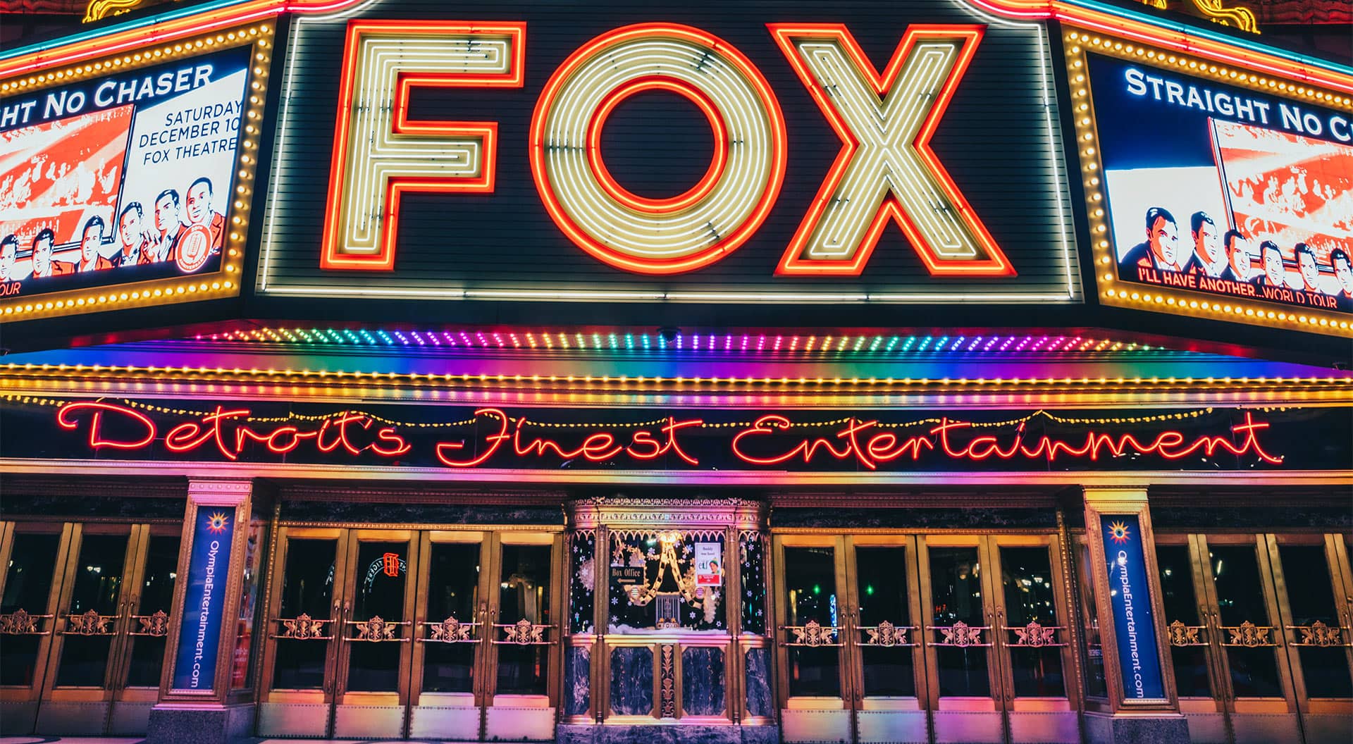 The Fox Theatre in Detroit, Michigan