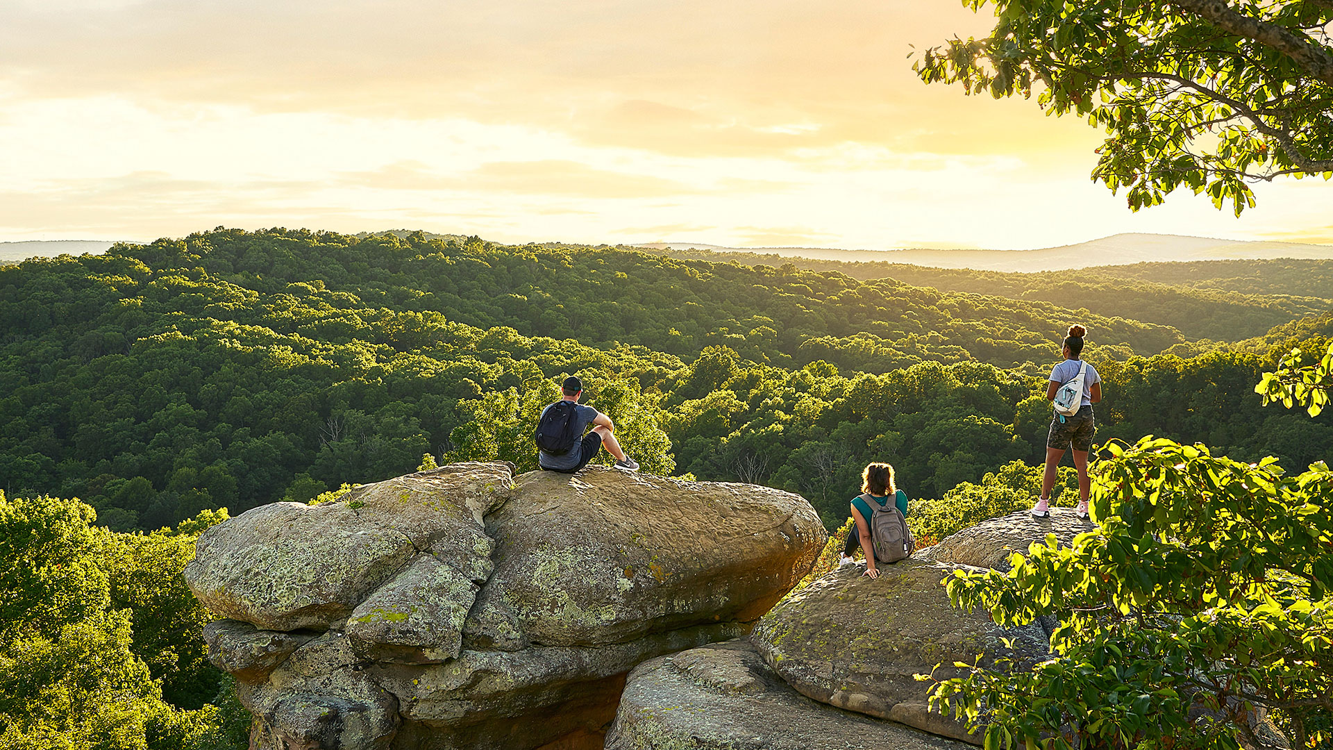 Garden of the Gods in Shawnee National Forest, Illinois