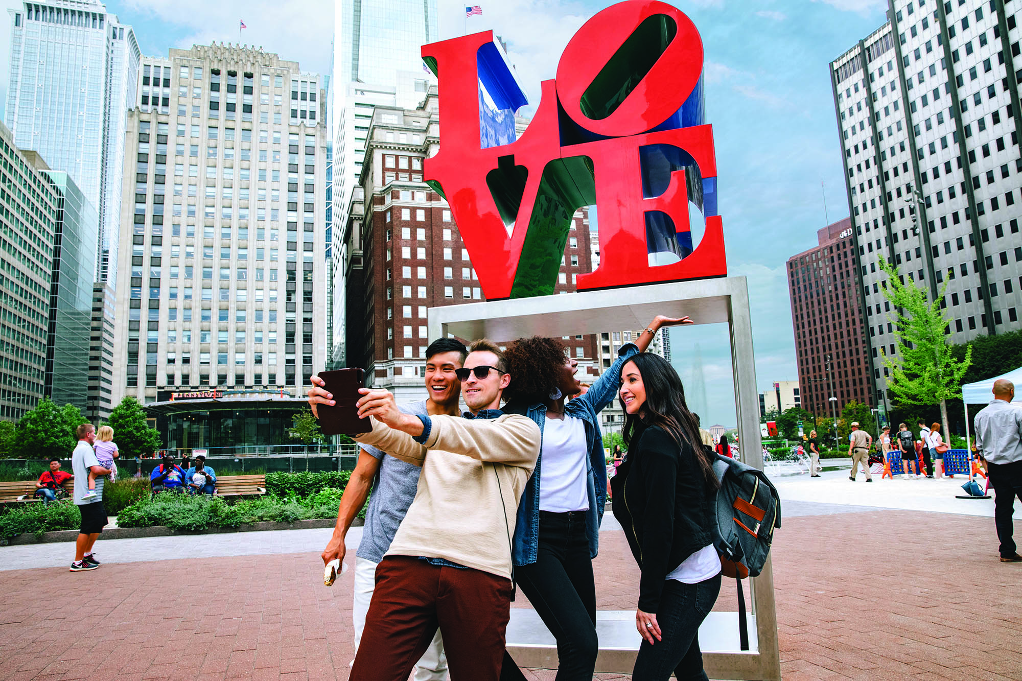 LOVE Park in Philadelphia, Pennsylvania