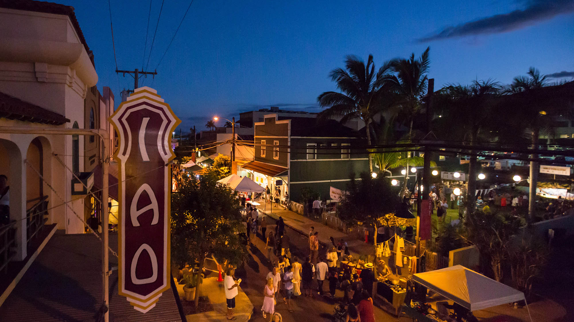 Wailuku Town on Maui, Hawaiʻi; Credit: Tor Johnson, HTA