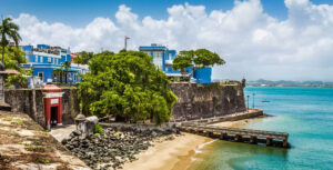 Western section of Paseo de la Princesa in San Juan, Puerto Rico