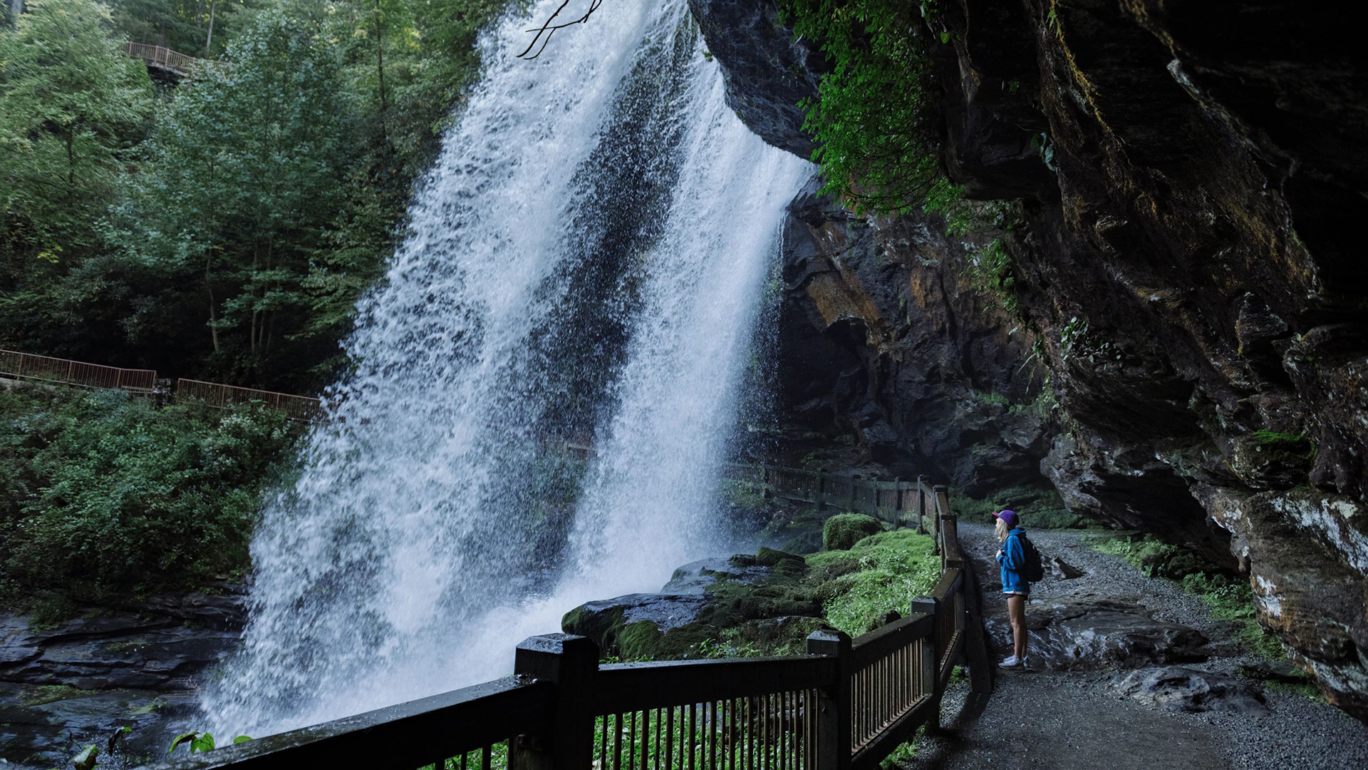 Dry Falls à Highland, North Carolina