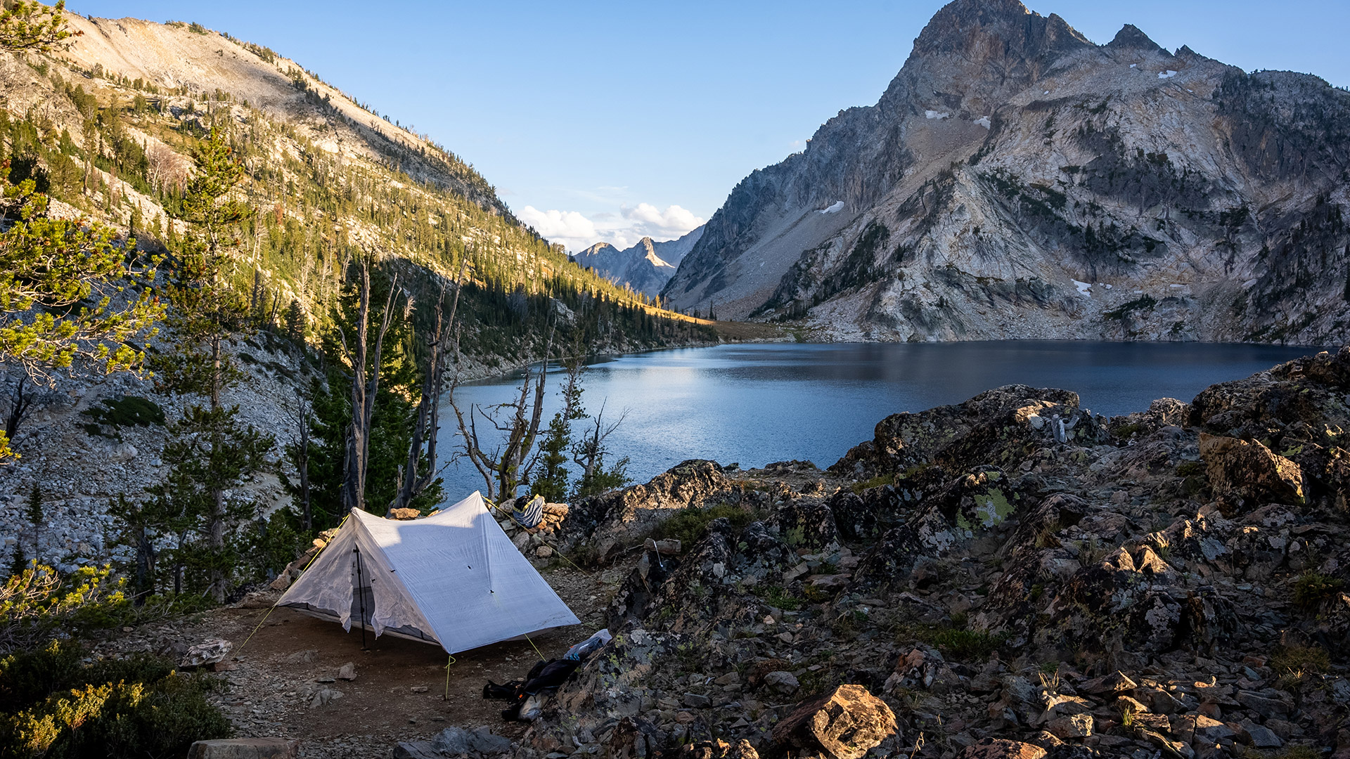 Camping in Sawtooth National Forest, Idaho