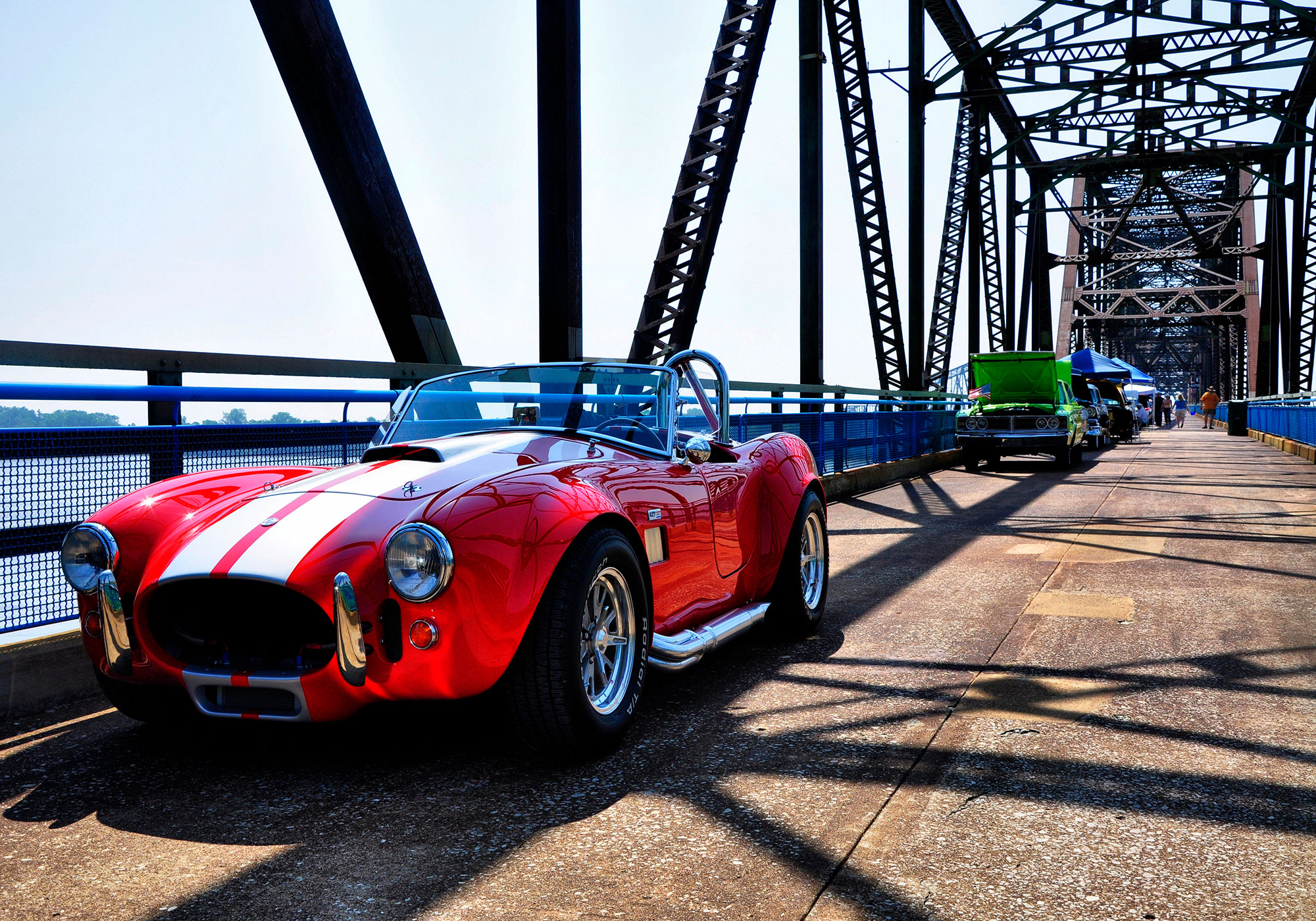 The Old Chain of Rocks Bridge near Granite City, Illinois.