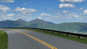 The Blue Ridge Parkway in Virginia; Credit: Brian Wells