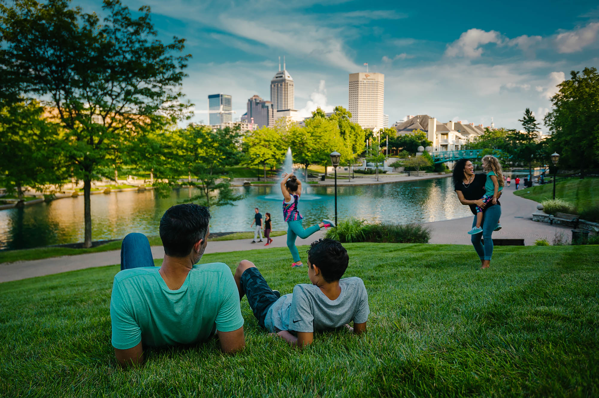 Central Canal at White River State Park in Indianapolis, Indiana