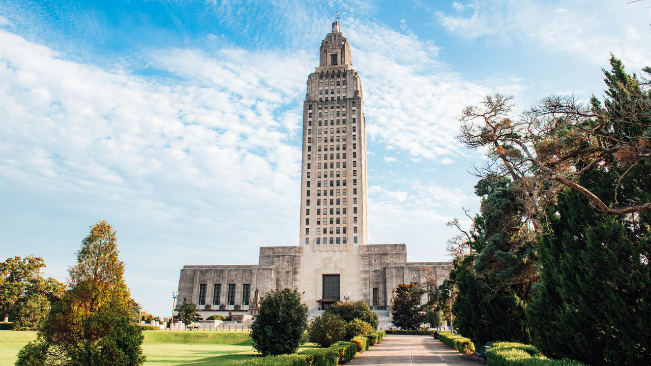 Louisiana State Capitol in Baton Rouge, Louisiana