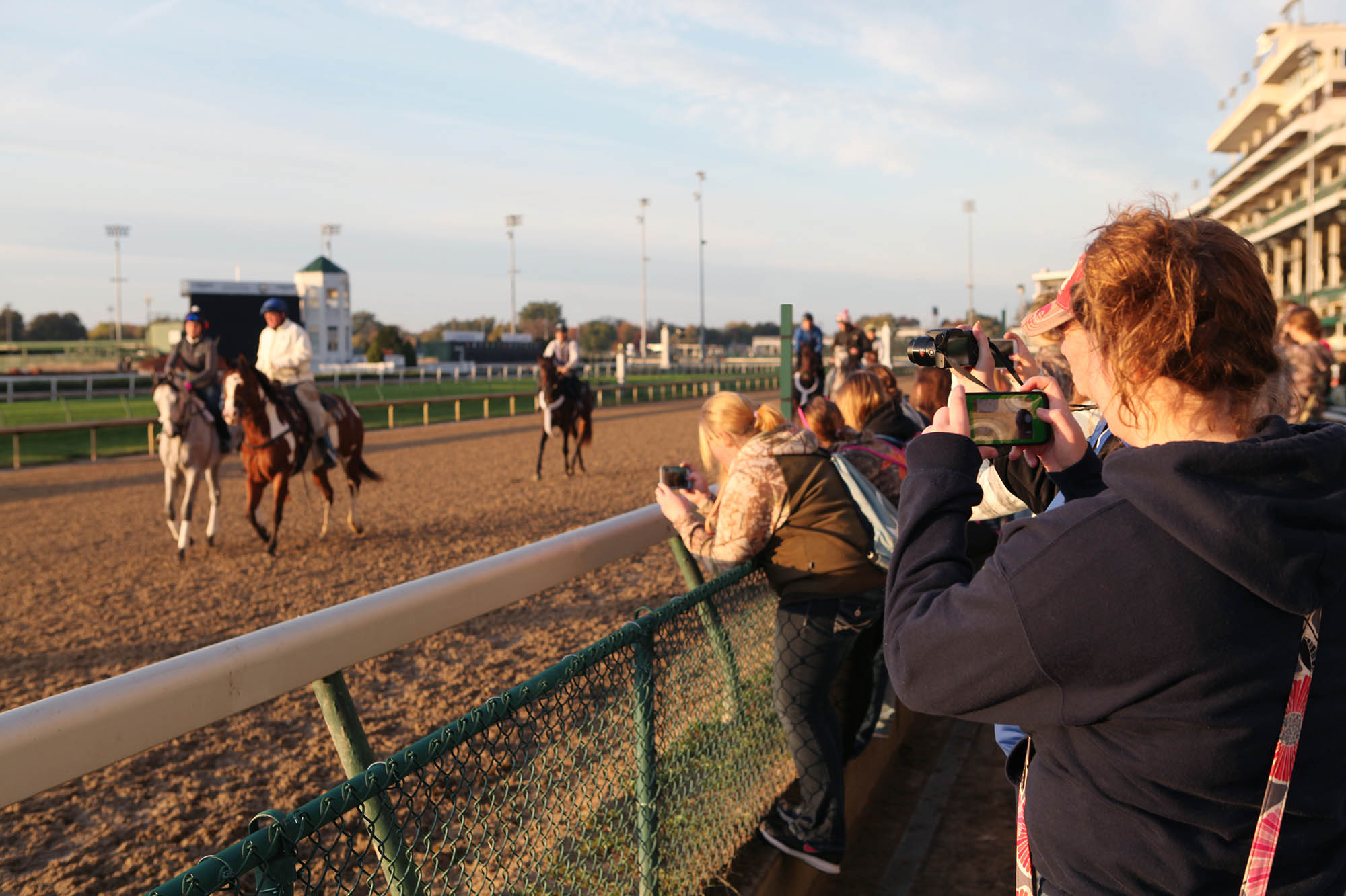 Churchill Downs tour at the Kentucky Derby Museum in Louisville, Kentucky