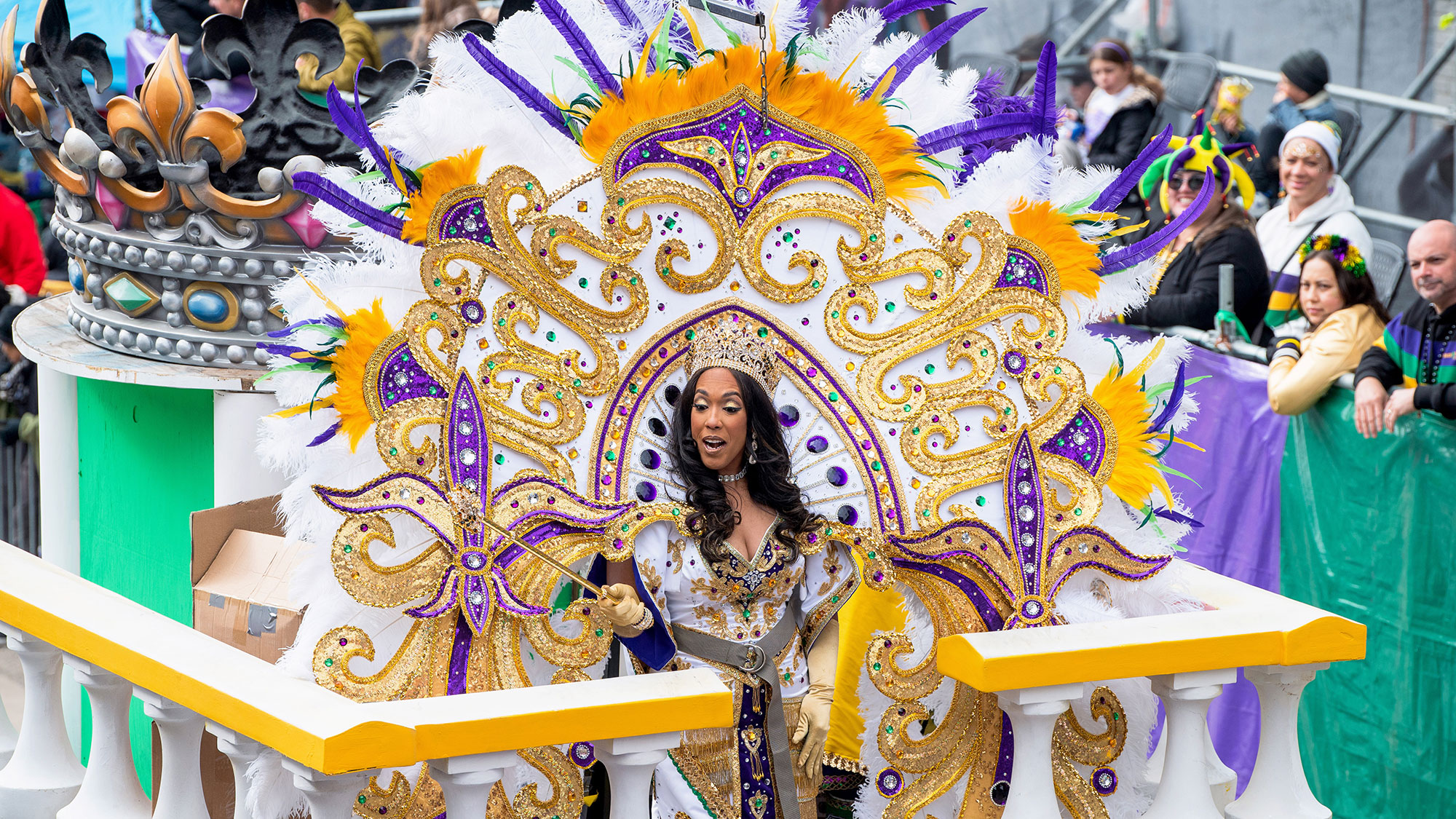 Mardi Gras parade in Louisiana