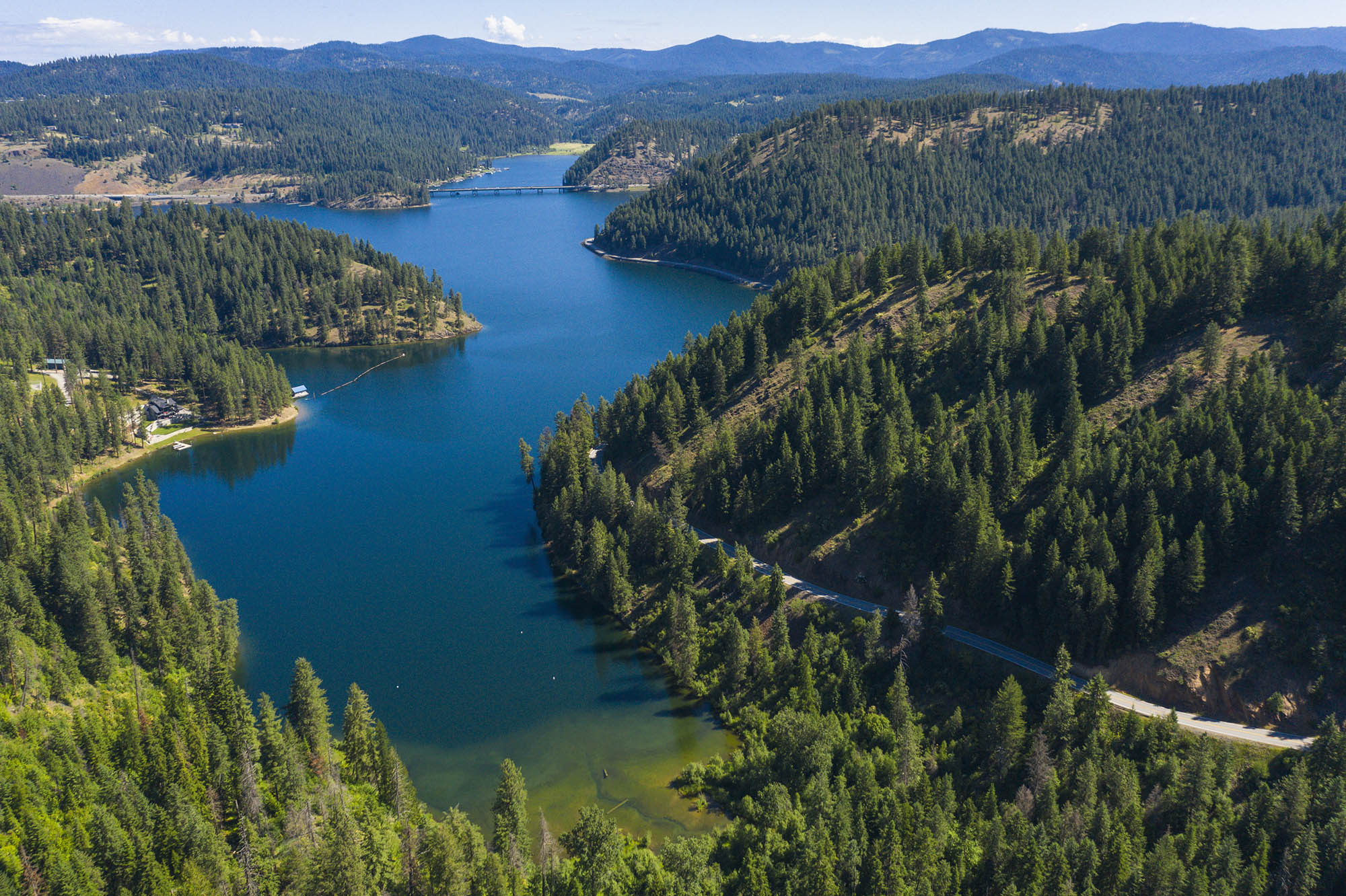 The Coeur D’Alene scenic byway near Coeur D’Alene, Idaho
Credit: Visit Idaho
