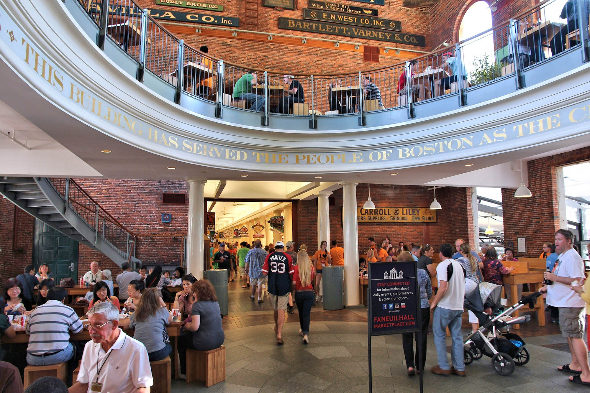 Faneuil Hall Marketplace in Boston, Massachusetts