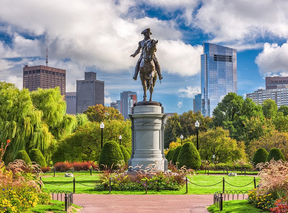 Boston Common in Boston, Massachusetts