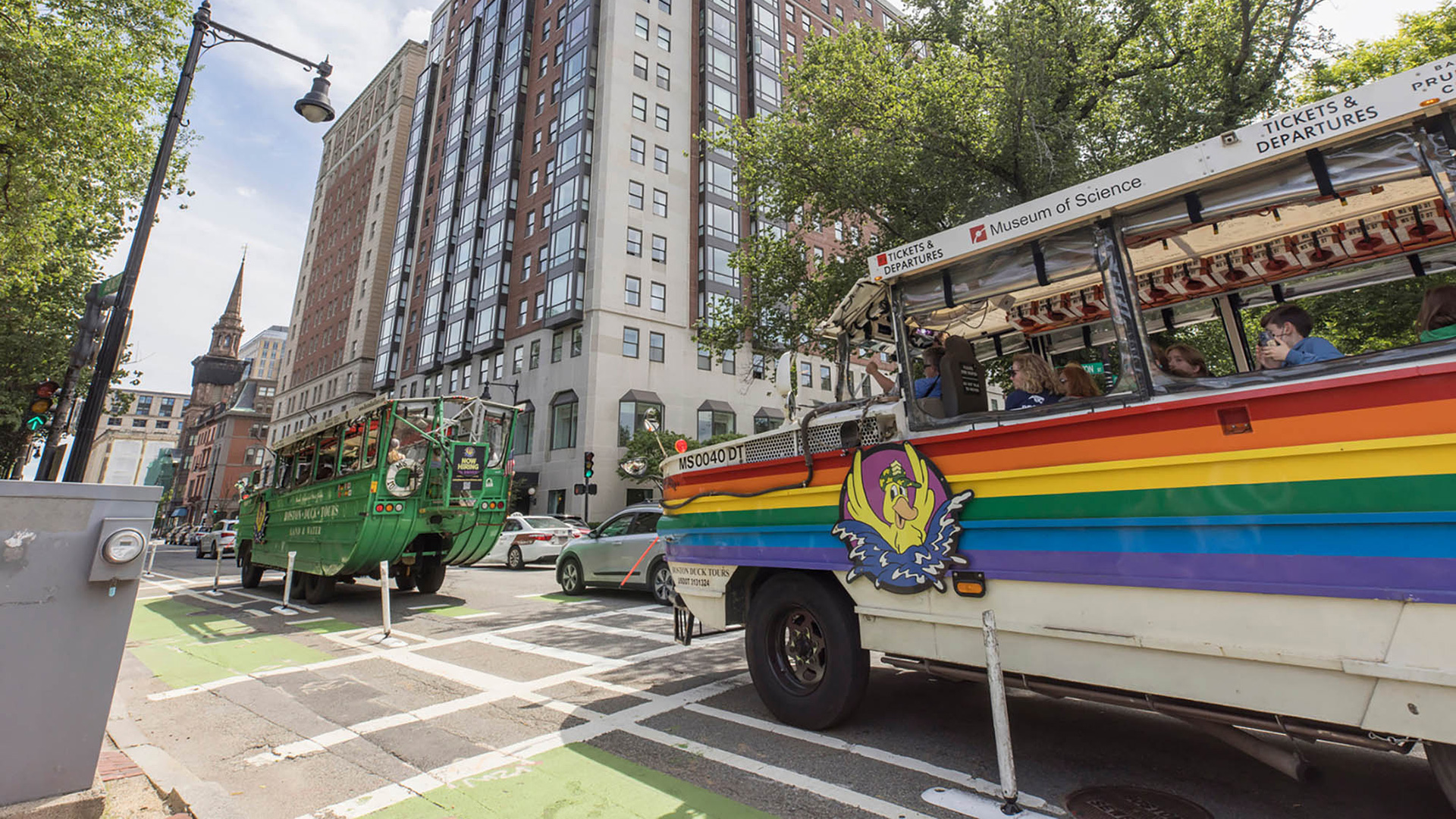 Zwei Duck Boat Tours in Boston , Massachusetts Bildnachweis: Kyle Klein 
