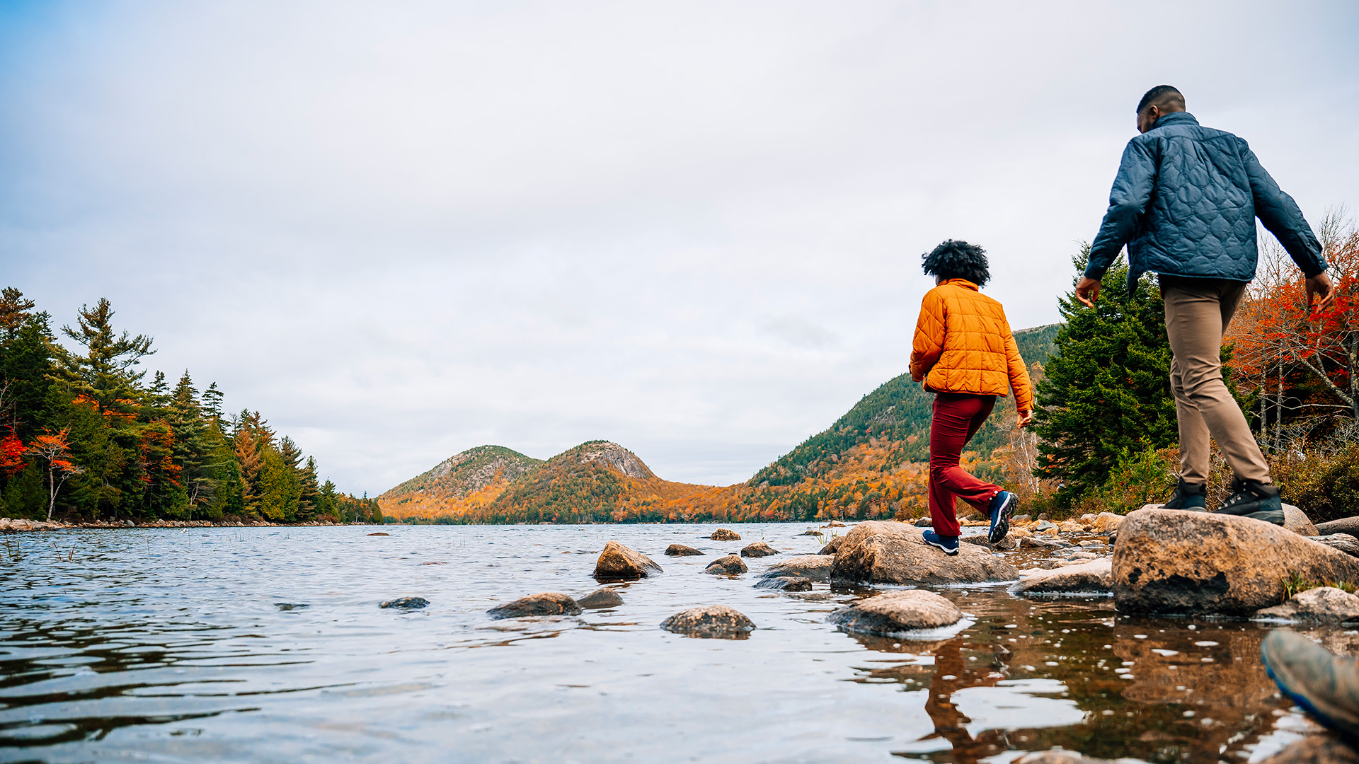 メイン州のアカディア国立公園を探索する