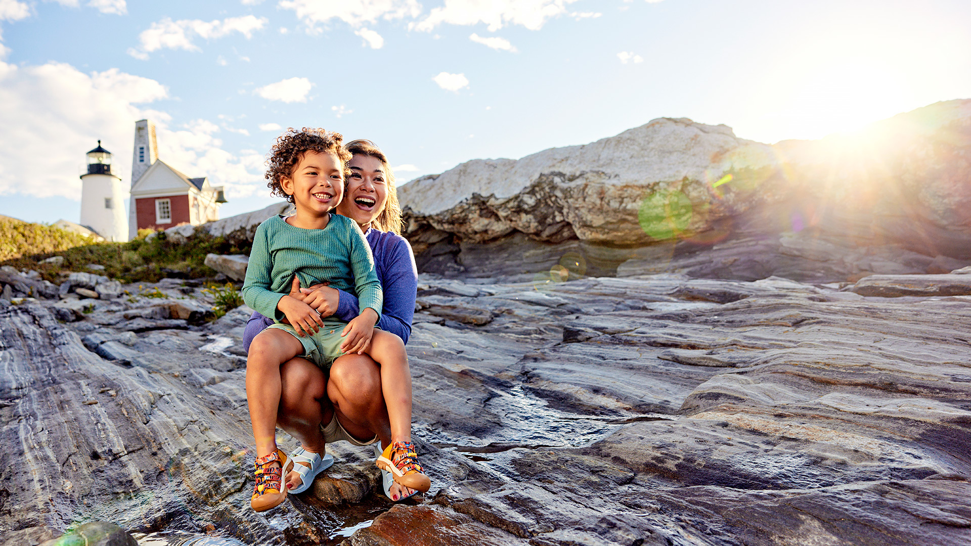 メイン州 Bristolペマキッド・ポイント灯台で家族みんなで楽しむ