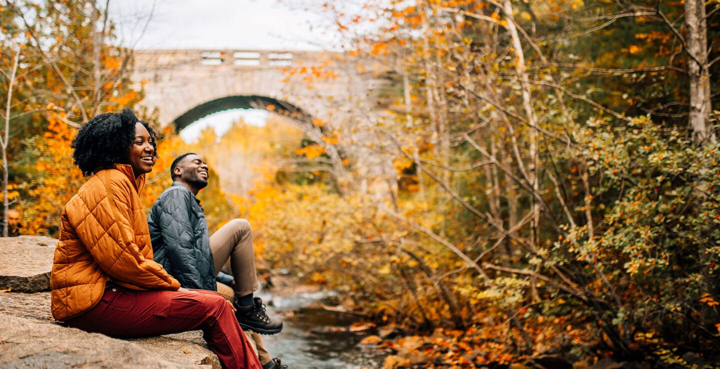 Fall foliage in Acadia National Park, Maine