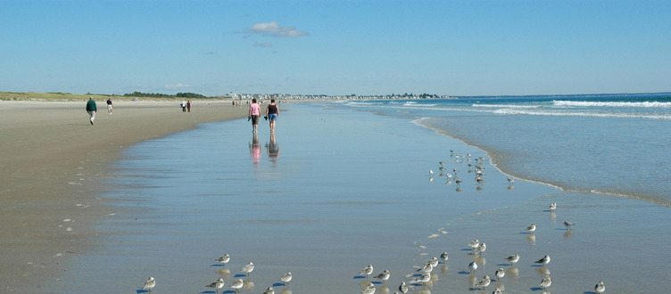 Ogunquit Beach in Ogunquit, Maine.