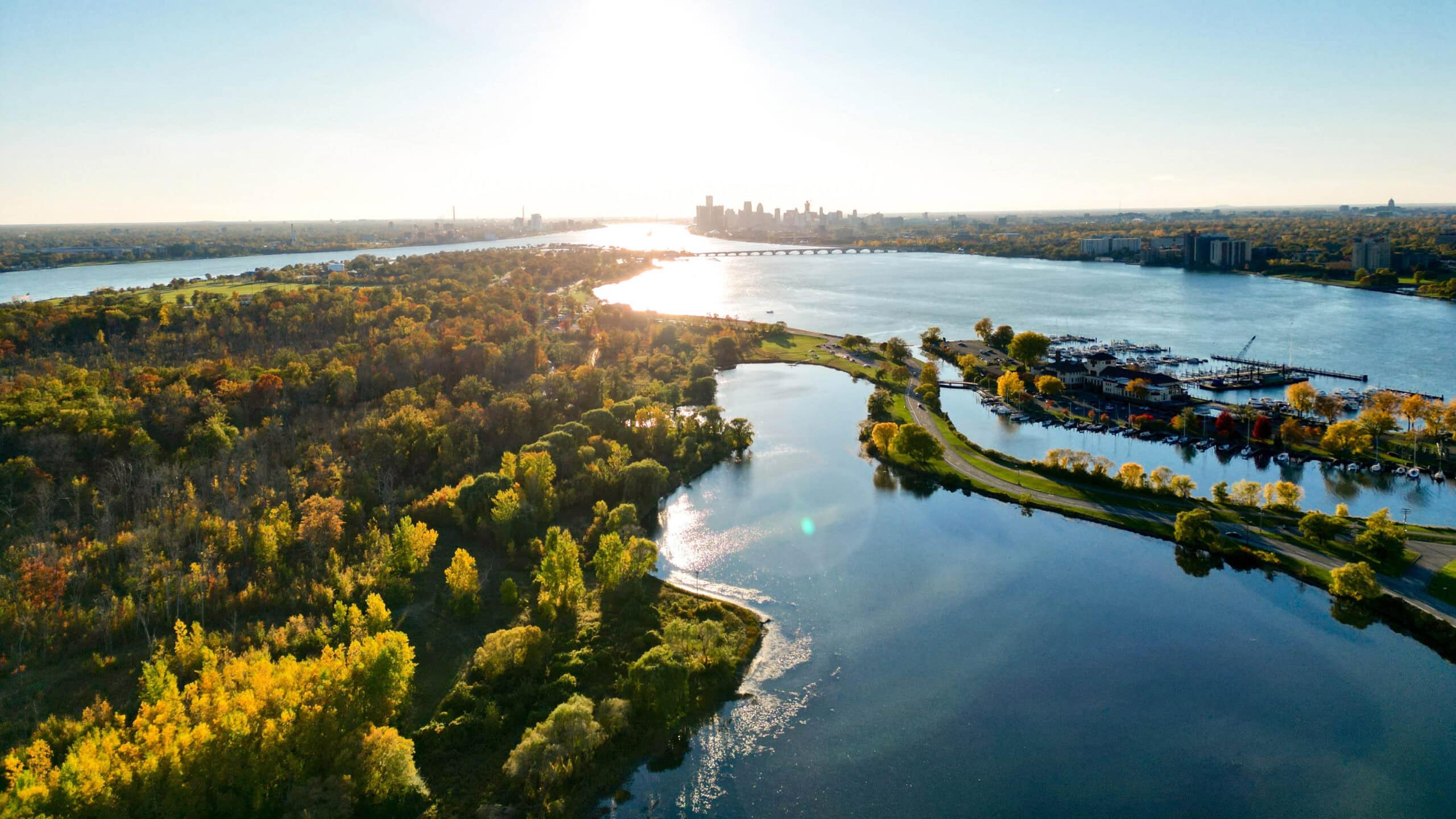 Belle Isle Park near Downtown Detroit, Michigan