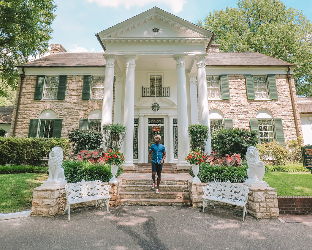 Außenansicht von Graceland in Memphis, Tennessee; Quelle: Tennessee Tourism