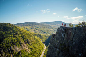 Table Rock at Dixville Notch State Park in Dixville Notch, New Hampshire