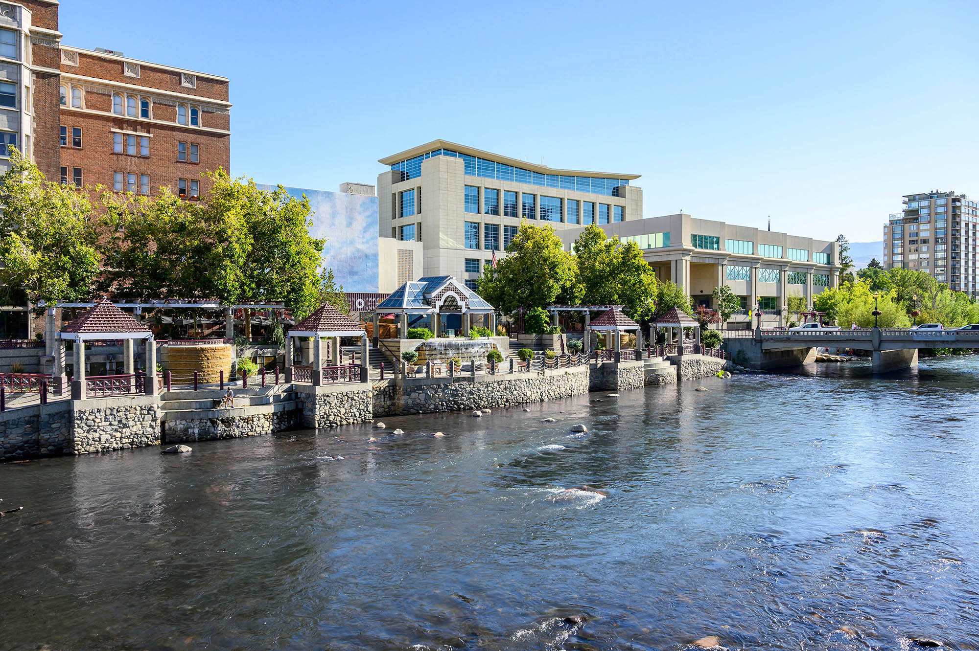 Truckee Riverwalk in Reno, Nevada