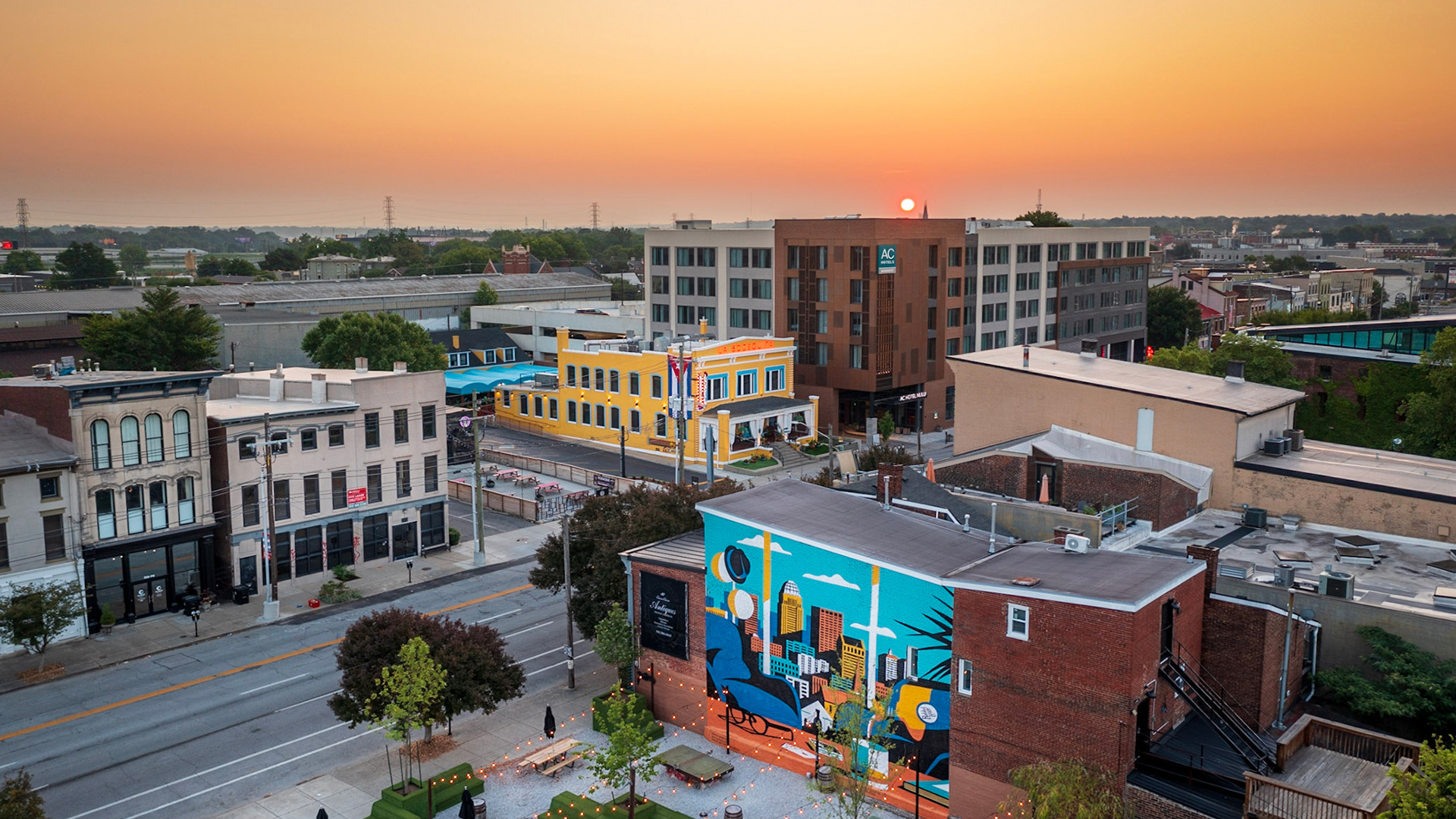 Street art in the NuLu District of Louisville, Kentucky