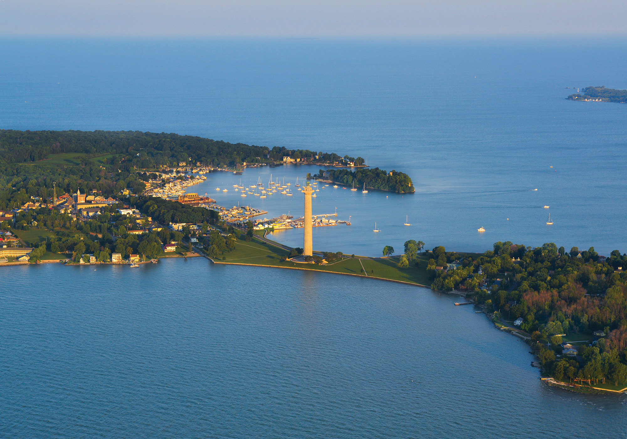 Put-in-Bay presso il Parco Statale di South Bass Island sul Lago Erie in Ohio