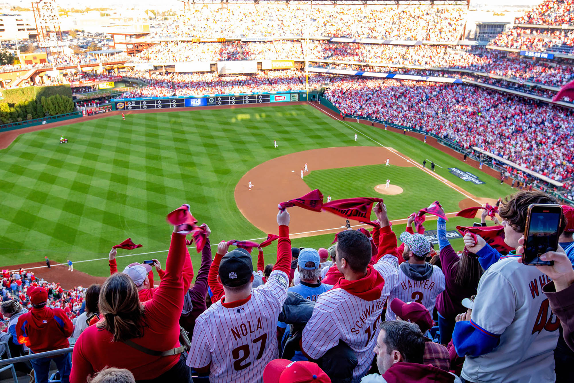A Phillies MLB baseball game at Citizens Bank Park in Philadelphia, Pennsylvania