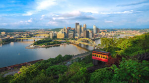 Skyline and Duquesne Incline in Pittsburgh, Pennsylvania Credit: Dustin McGrew