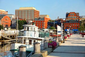 Le port de Portland, Portland, Maine