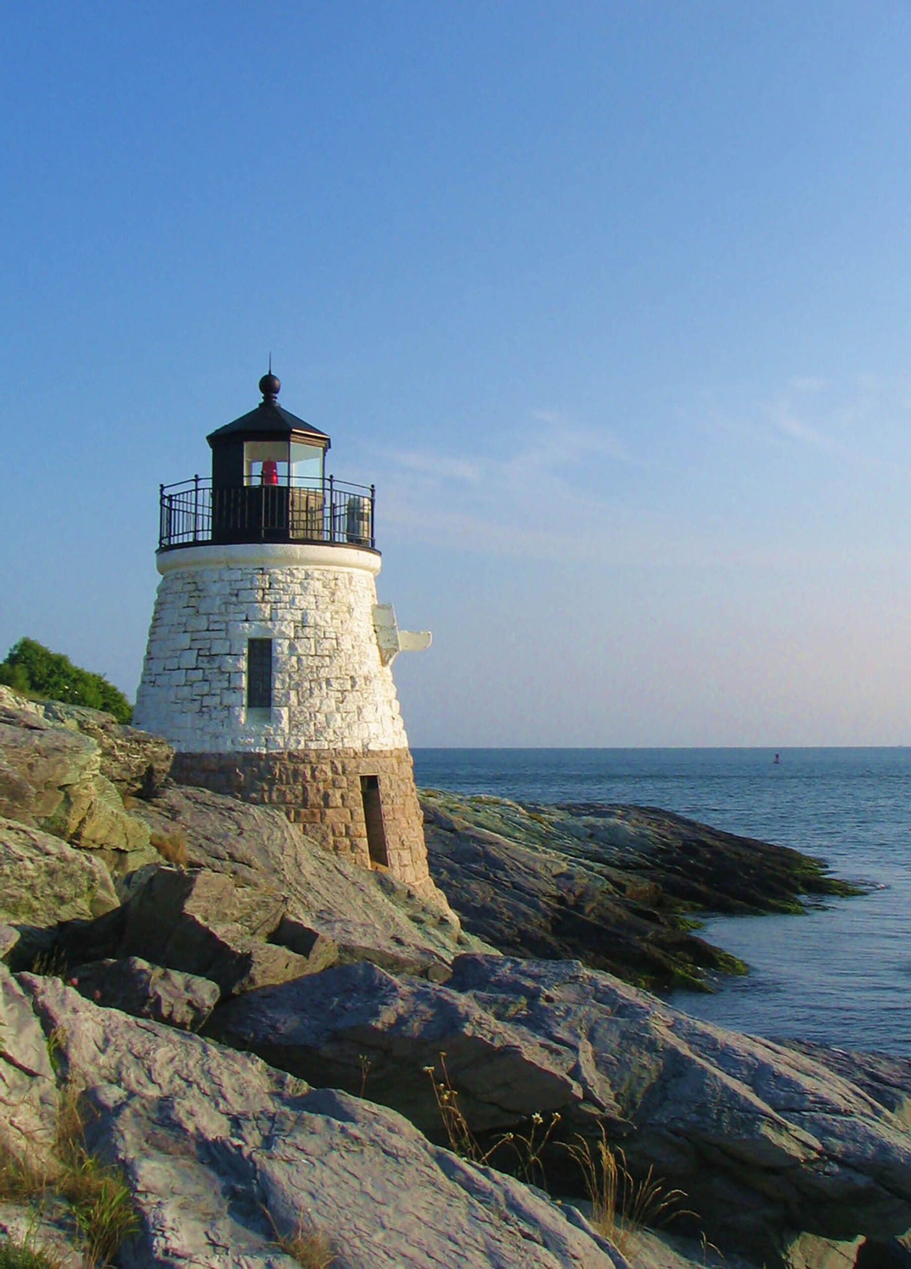 Castle Hill Lighthouse in Newport, Rhode Island; Credit: RICC
